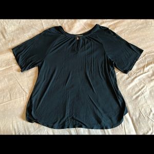 NWOT LOFT Teal Blue Tunic/Shirt (Size L)